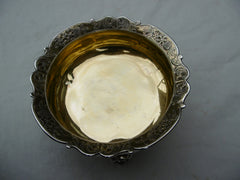 1745 rare beautiful Scottish George 11 silver bowl by John Kincard 215g