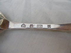 1747 very nice George 11 Hanoverian Edinburgh tablespoon by James Mitchell 62g