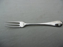 1747 rare Georgian 3 pronged fork by George Morris 68g nice crest