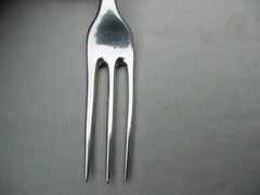 1747 rare Georgian 3 pronged fork by George Morris 68g nice crest