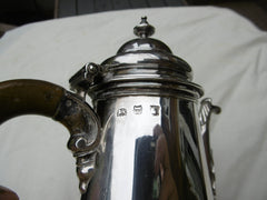 1748 fine George 11 silver coffee pot by Richard Gurney 640 grams
