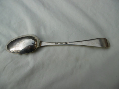 1749 fine George 11 Edinburgh tablespoon by Hugh Gordon 62g