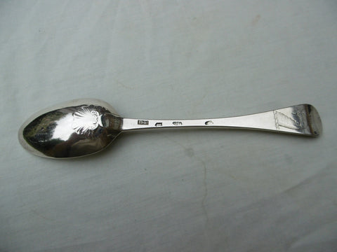 1756 top quality Irish tablespoon made in Dublin by David Peter great crest 70g