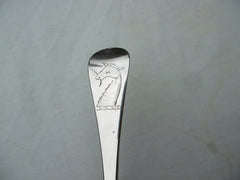 1756 top quality Irish tablespoon made in Dublin by David Peter great crest 70g