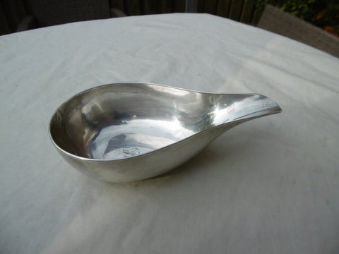 1751 lovey George 11 pap boat by Samuel Smith, very good hallmarks 60g