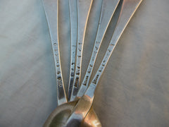 1752 fine set Of Georgian Dessert spoons by Elizabeth Oldfield