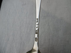 1753  George 11 Hanoverian tablespoon by J Gorham, nice crest