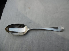 1753  George 11 Hanoverian tablespoon by J Gorham, nice crest