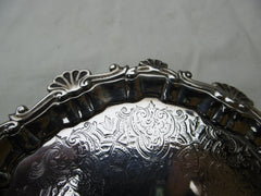 1754 lovely George 11 small salver or waiter by W Peaston 185g