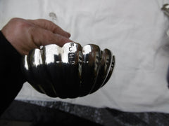 1755 fine large George 11 rococo ladle 38cms 265 grams