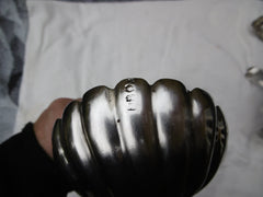 1755 fine large George 11 rococo ladle 38cms 265 grams