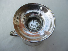 1756 rare George 11 Childs cup by Francis Crump 160 grams lovely armorial crest