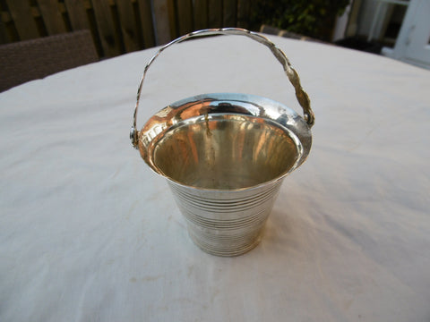 1756 rare George 11 silver cream pail by John Mackfarlan  80g