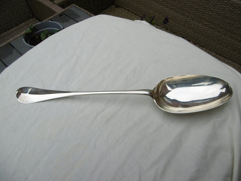 1758 magnificent massive George 11 Scottish hash spoon by Robert Gordon 252g