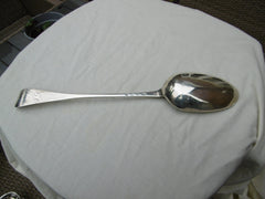 1758 magnificent massive George 11 Scottish hash spoon by Robert Gordon 252g