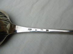 1758 magnificent massive George 11 Scottish hash spoon by Robert Gordon 252g