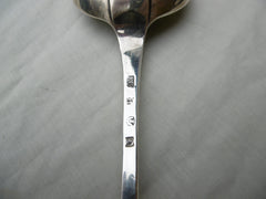 1758 magnificent massive George 11 Scottish hash spoon by Robert Gordon 252g