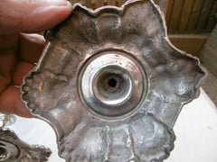 1758 fine pair of cast George 11 candlesticks by James Morison 960 grams