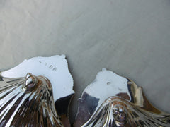 1759 fine pair of George 11 silver butter shells or dishes by William Plummer 200 grams