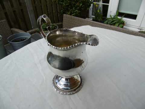 1761 fine George 111 mug by Samuel Meriton with beautiful dual crests 104g