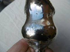 1761 fine George 111 mug by Samuel Meriton with beautiful dual crests 104g