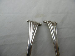 1762 Beautiful pair of George 111 Onslow sauce ladles by WJ 112 grams