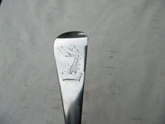 1764 Excellent Irish George 111 tablespoon by Christopher Skinner great hallmarks 55g