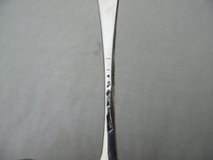 1764 fine Georgian silver 3 pronged fork with lovely crest 60g