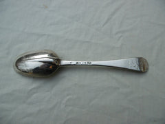 1764 top quality Georgian rat tail tablespoon by Isaac Callard 73g great crest