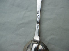 1764 top quality Georgian rat tail tablespoon by Isaac Callard 73g great crest