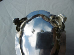 1764 stunning George 111 snuffers tray by William Cafe nice crest 205g