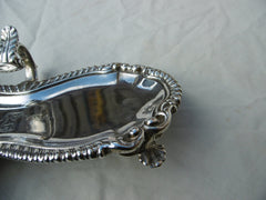 1764 stunning George 111 snuffers tray by William Cafe nice crest 205g