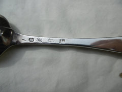 1765 George 111 Scottish Edinburgh tablespoon by rare maker James McKenzie 74g