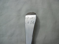 1765 George 111 Scottish Edinburgh tablespoon by rare maker James McKenzie 74g