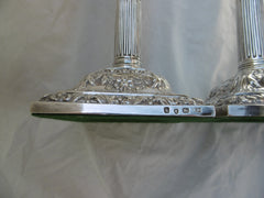 1 1765 Fine pair of George 111 silver candlesticks by top maker Emick Romer