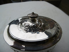 1768 lovely George 111 silver tea caddy 270 grams