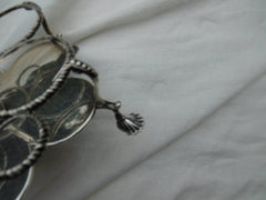 1768 very good George 111 Warwick style cruet set by Daniell and Mince