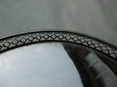 1769 very fine George 111 salver with cast border by John Carter 390 grams