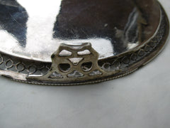 1769 very fine George 111 salver with cast border by John Carter 390 grams