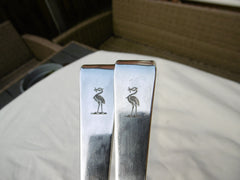 1770 stunning pair of cased Irish hookend basting spoons by John Locker 220g