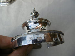 1771 fine Georgian vase shaped silver urn by James Young with ladle 525g