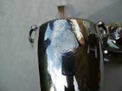 1771 fine Georgian vase shaped silver urn by James Young with ladle 525g