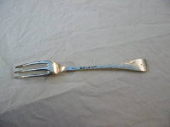 1773 Fine rare George 111 3 pronged fork by maker RP 35 grams