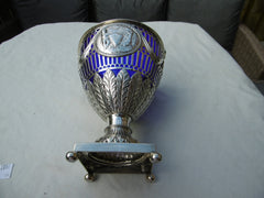 1775 stunning Georgian Adam style large silver swing handled basket see photos