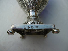 1775 stunning Georgian Adam style large silver swing handled basket see photos