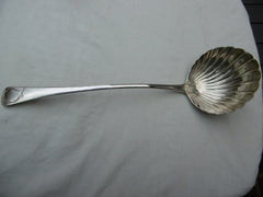 1775 stunning large Georgian Irish Soup ladle by M Keating 155g