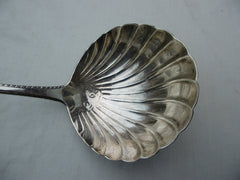 1775 stunning large Georgian Irish Soup ladle by M Keating 155g