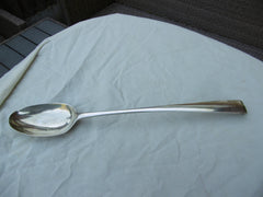 1775 rare Irish Georgian Hook end basting spoon by John Craig nice crest 120g