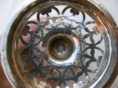 1776 fine George 111 swing handled basket by B Davenport with liner