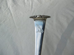 1776 lovely Georgian Onslow patten soup ladl by Thomas Chawner Bird Crest 176 grams